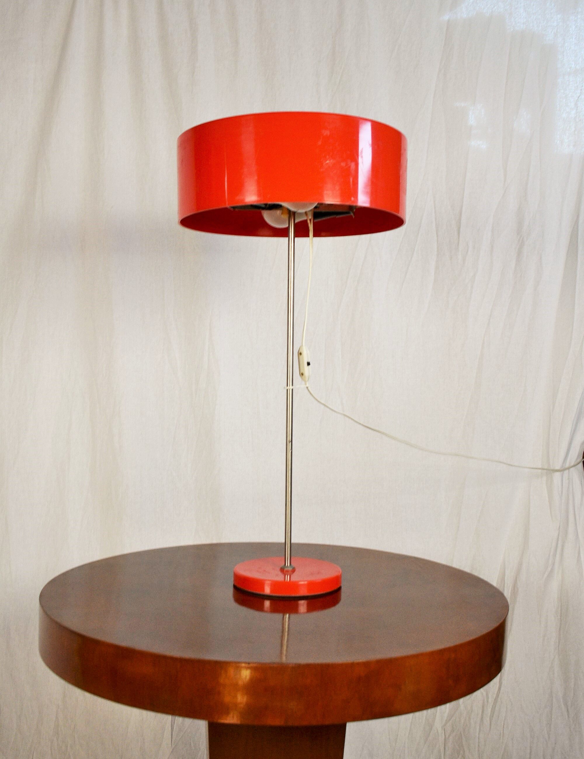 Mid-Century Space Age Table Lamp by Kamenicky Senov, Czechoslovakia, 1970's
