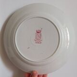 "Thalie" - 6 flat plates ironstone Saint-Amand