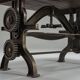 Table basse industrielle vintage, années 1950