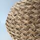 Round bohemian basket