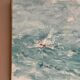 Original Swedish Oil on Panel – “Abstract” by T. Wahlström– Vintage & Framed – 40 × 30 cm (15.7" × 11.8")