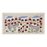 Vintage Turkish rug, hand-knotted, 50x92cm.