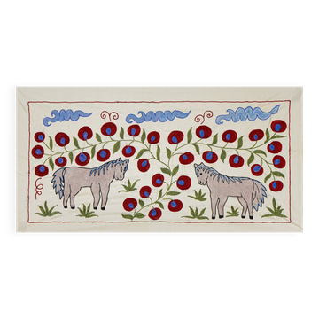 Vintage Turkish rug, hand-knotted, 50x92cm.