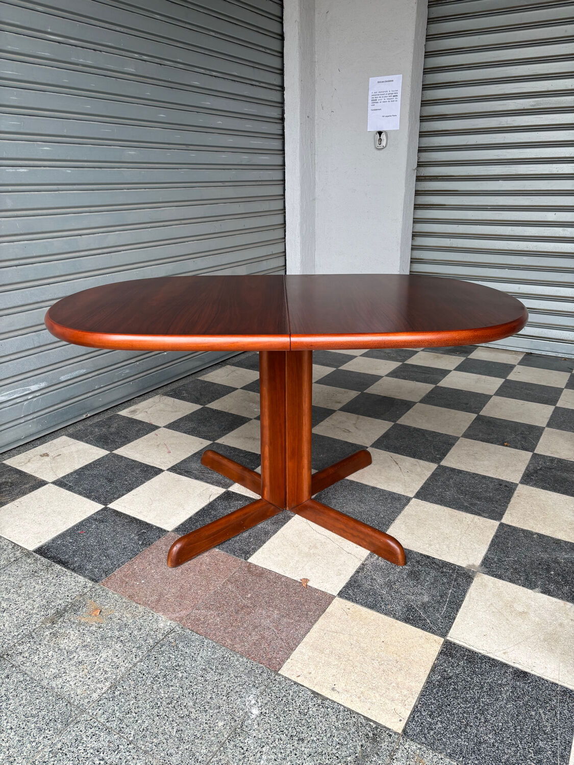 Vintage Scandinavian extendable table