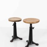 Tabouret Singer Factory à 3 pieds