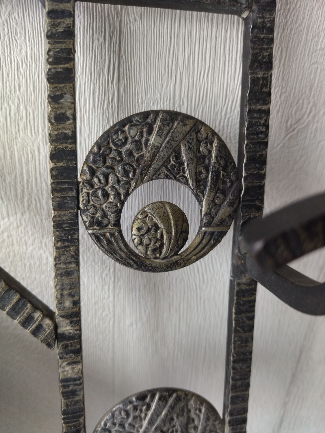Coat rack art deco wrought iron