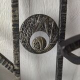 Coat rack art deco wrought iron