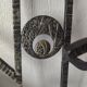 Coat rack art deco wrought iron