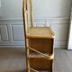Bamboo and rattan vanity / dressing table with drawer and mirror, 1970s mid-century modern