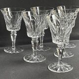 6 Verres à eau taille n° 2 - Saint Louis service Camargue