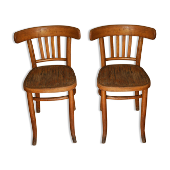 Chairs Bistro baumann wooden clear