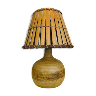 Lamp ball sandstone lampshade wood