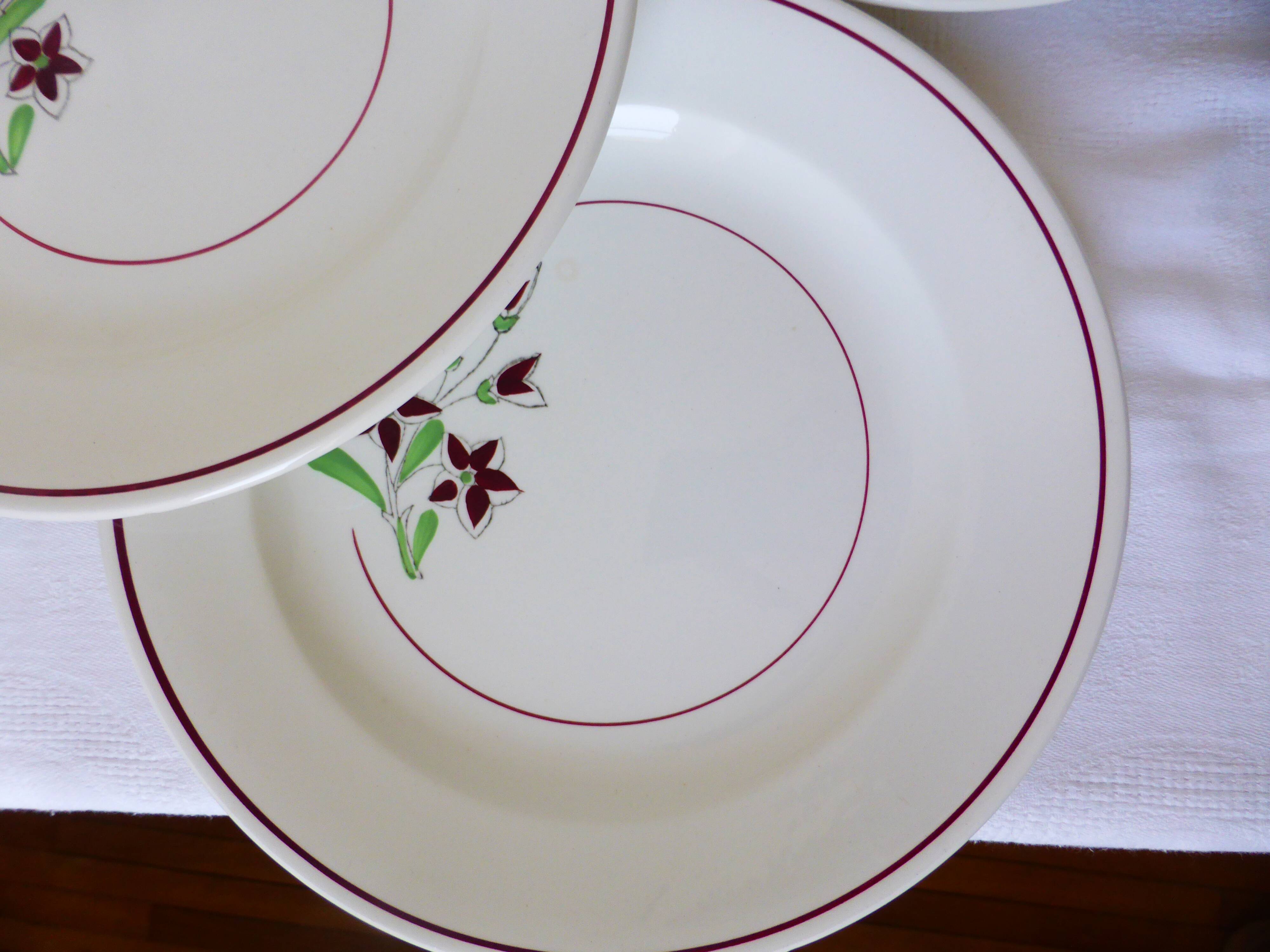 5 flat plates from Salins 210646