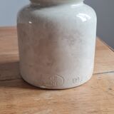 Stoneware mustard pot