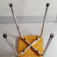 Tabouret en formica vert 60s