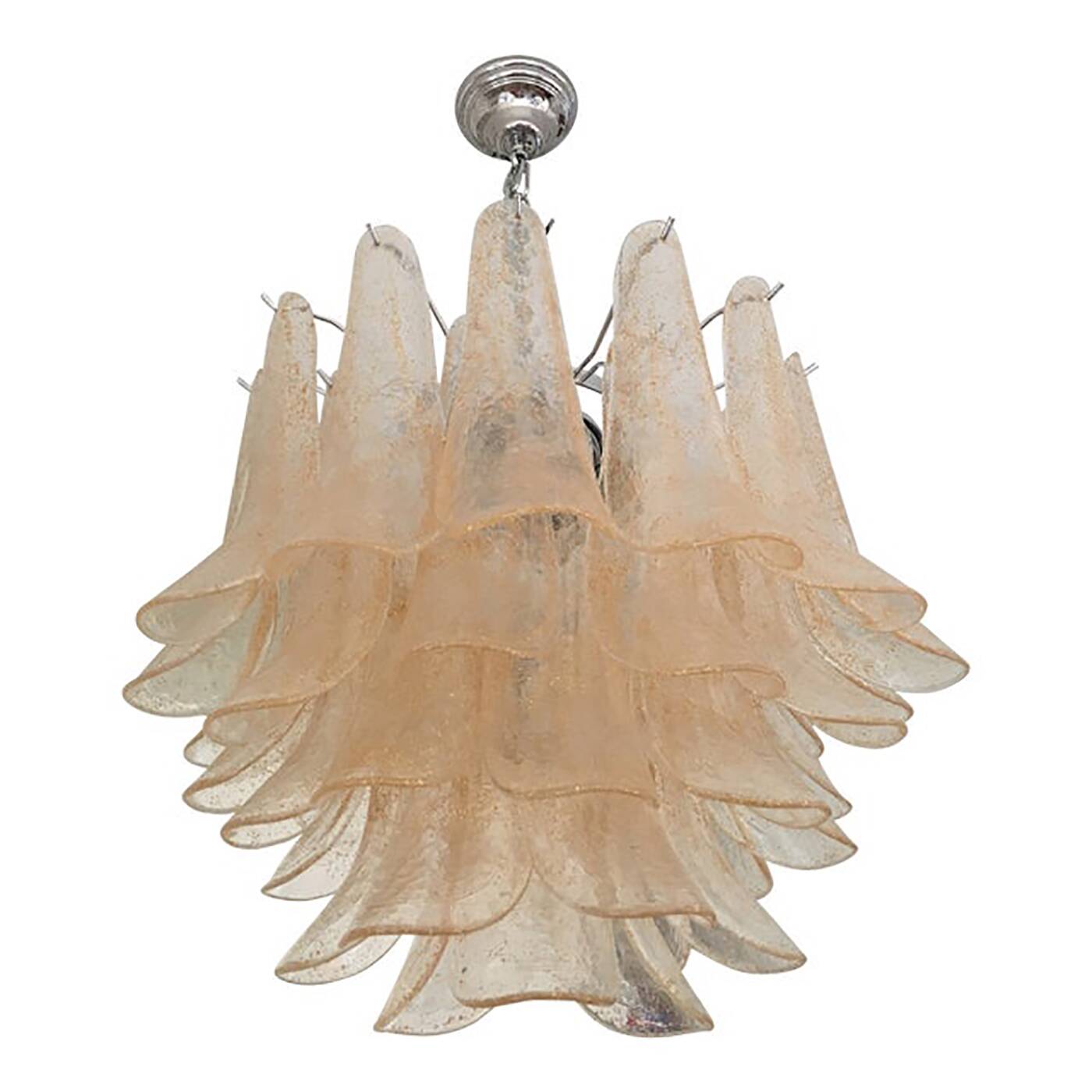 Italian Gold Selle Murano Glass Candlestick