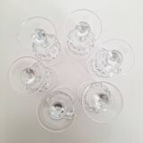 Vintage stemmed aperitif glasses
