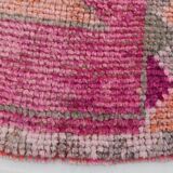 Pink Orange Turkish Runner Rug 100x302Cm