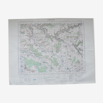 Longuyon vintage map