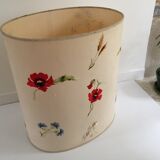 Handmade vintage oval lampshade
