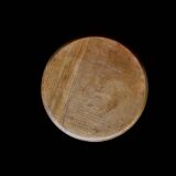 Pair of antique solid wood bar stools – rustic/bistro style