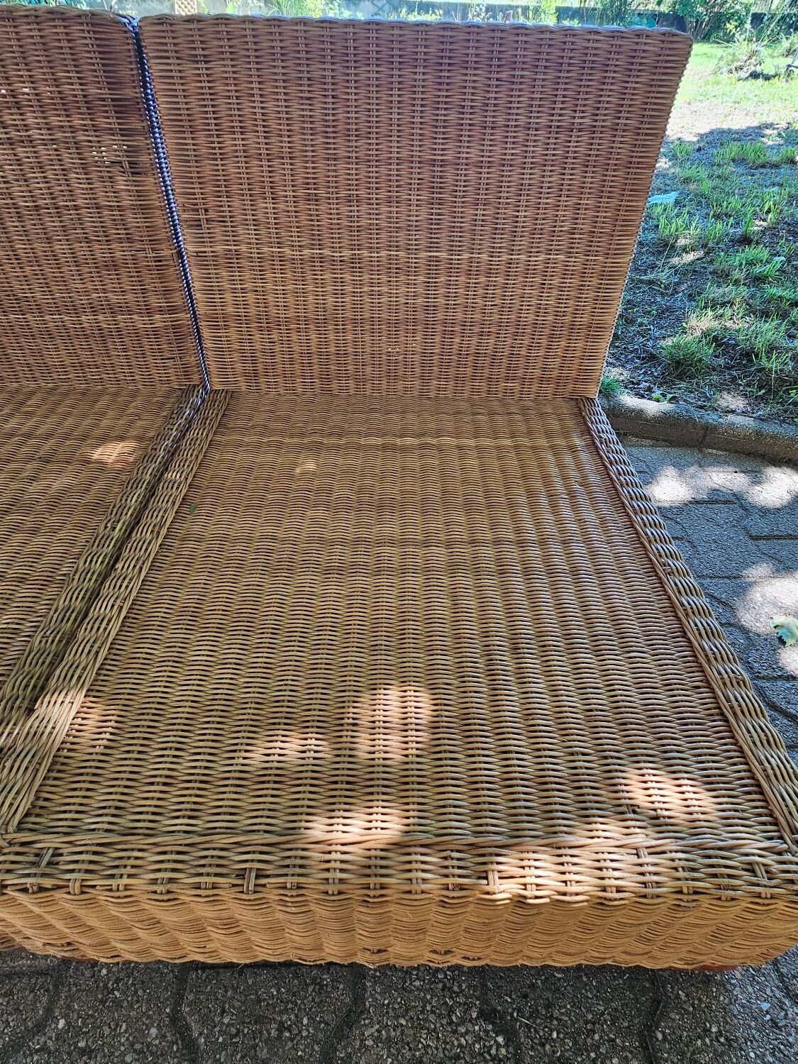 Wicker sofa