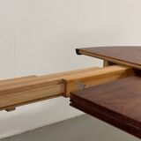Mid-Century Round Dining Table in Palisander Henry Rosengren Hansen, Denmark 1960s