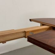 Mid-Century Round Dining Table in Palisander Henry Rosengren Hansen, Denmark 1960s