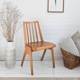 Set of 4 Danish Design Mid Century Wooden Stacking Chairs Streben Vintage Skandi Wooden Chair