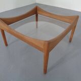 Modus Oak & Glass Table by Kristian Vedel for Soren Willadsen, 1963