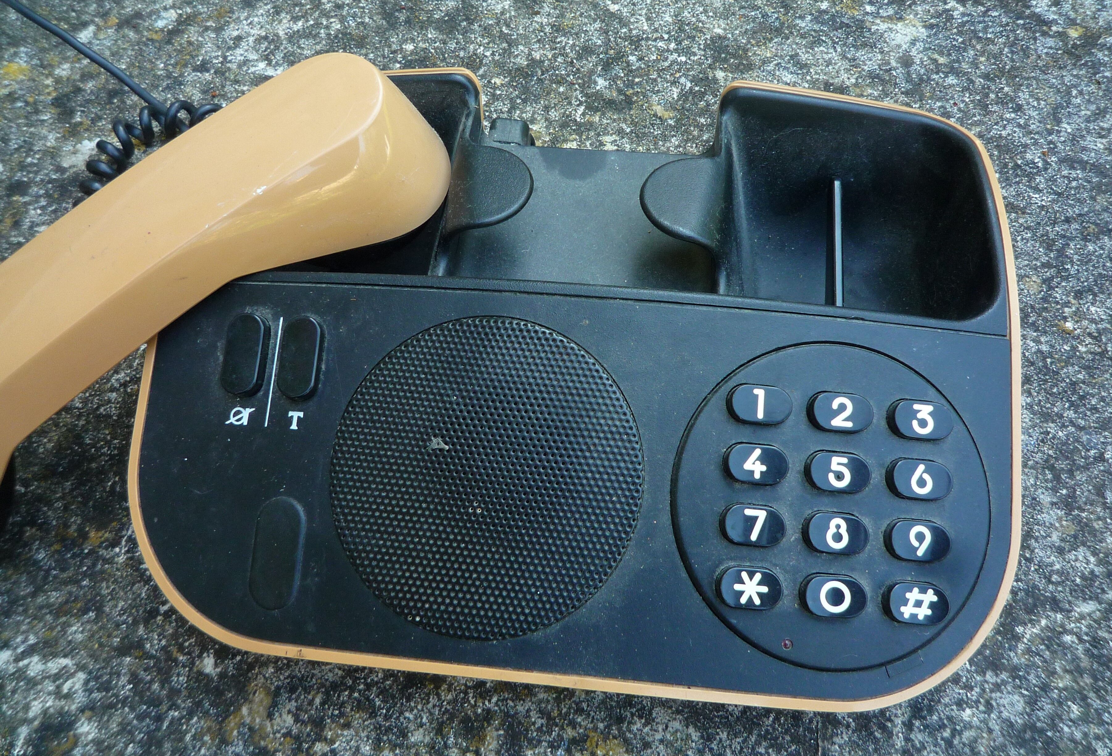 1980s vintage touch phone