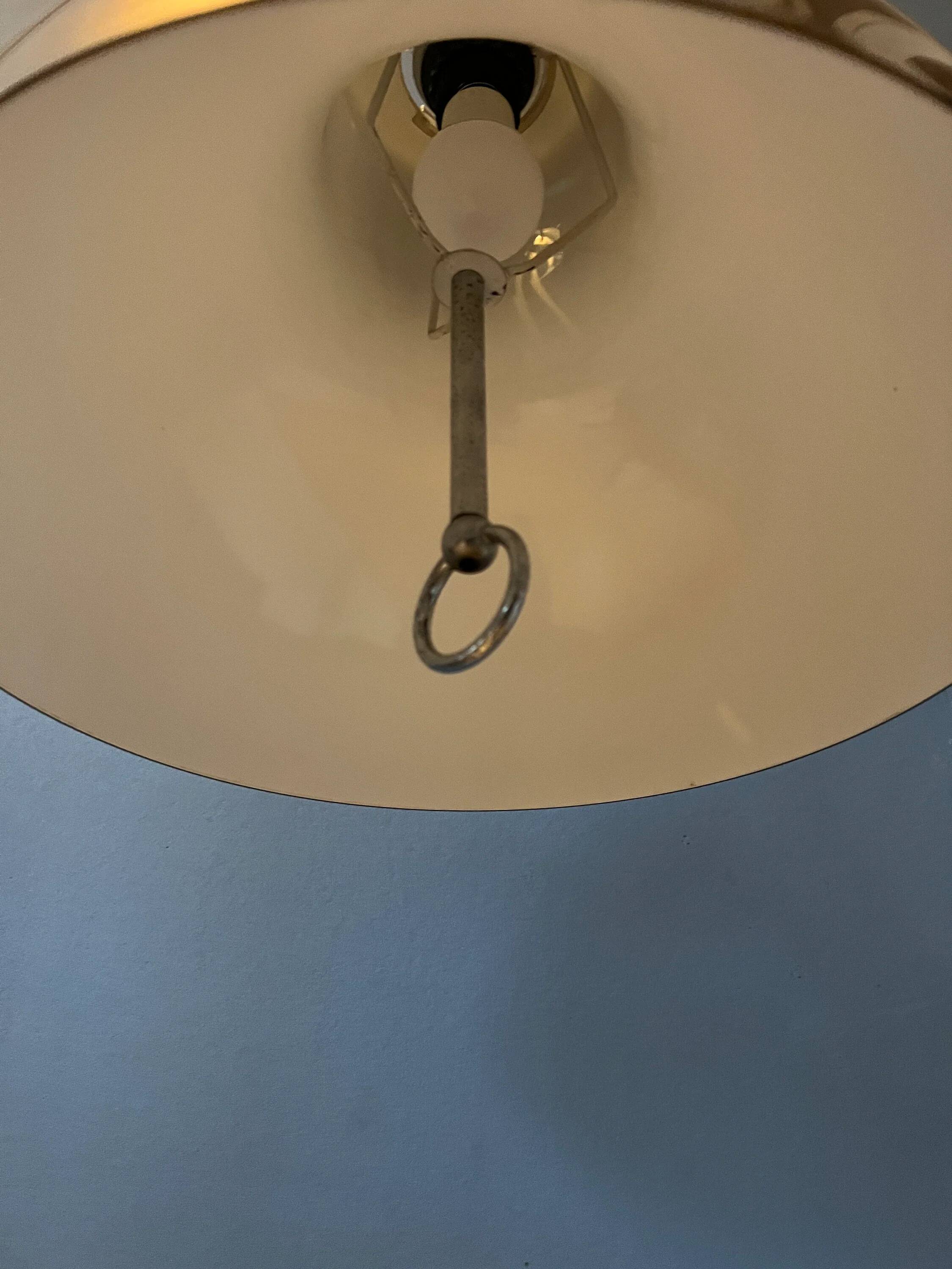 Large Space Age suspension in acrylic glass