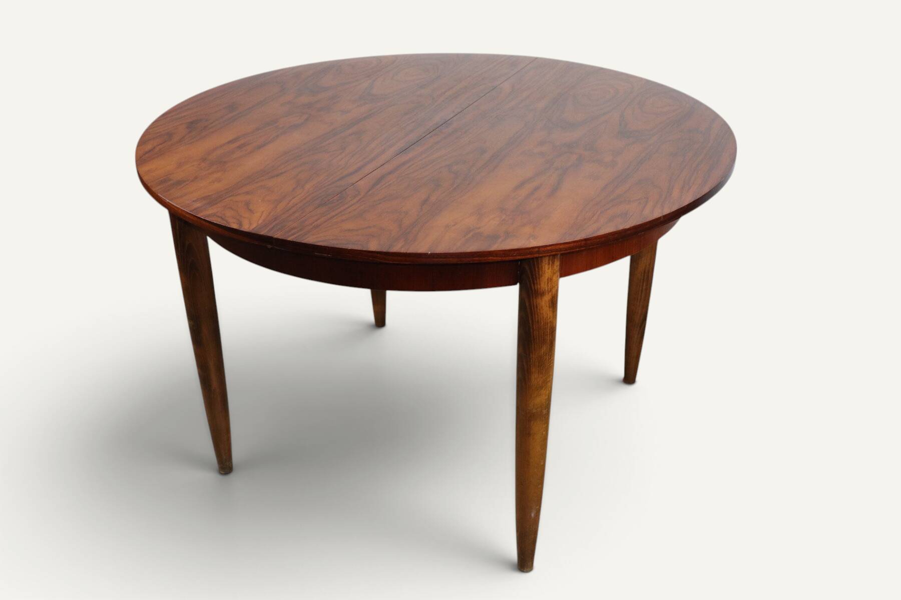 Table de repas extensible en teck, années 1960