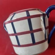 Sucrier à anses décor basque sans son couvercle