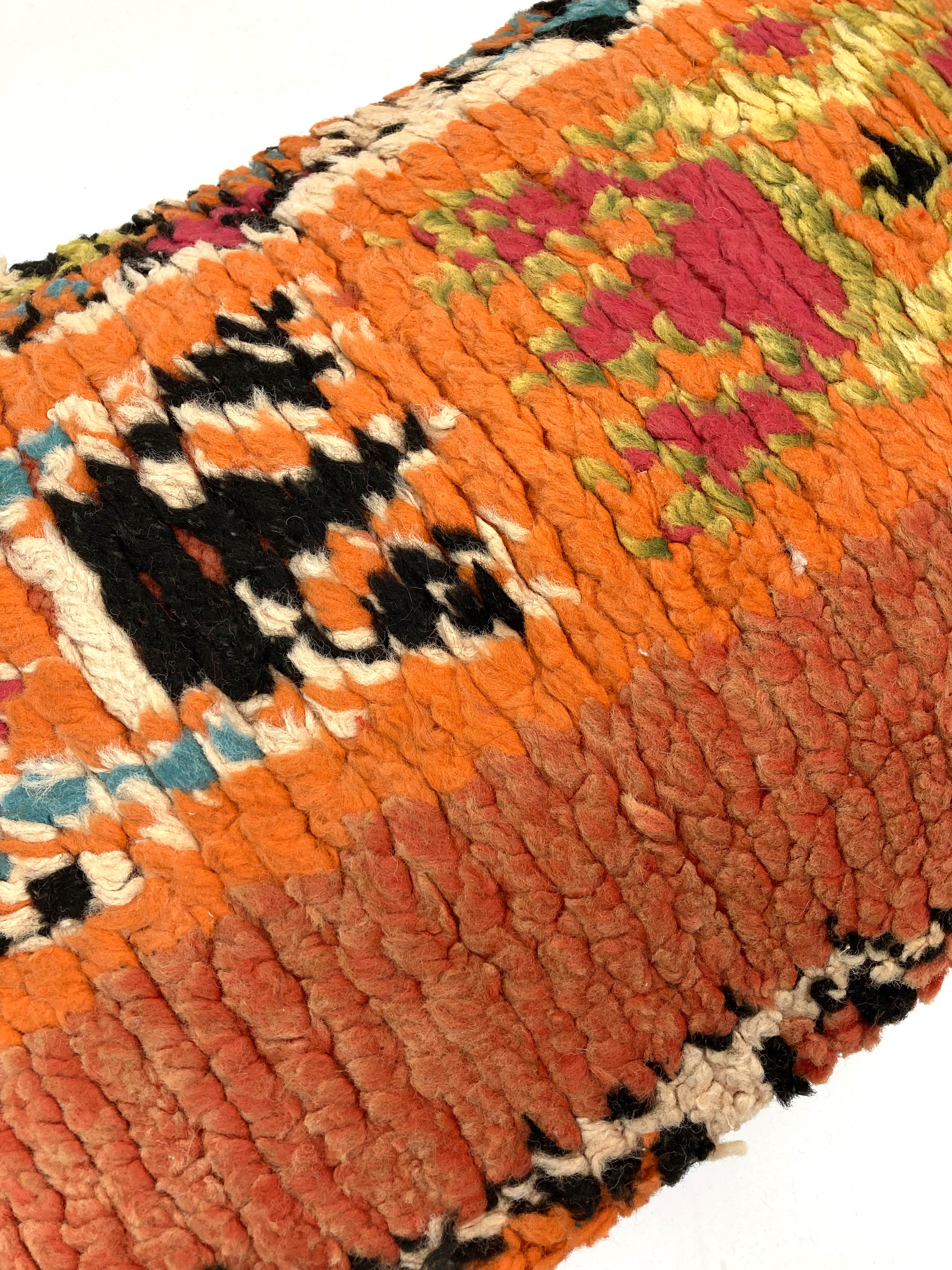 Housse de coussin berbère marocain Boujaad vintage 60x40cm