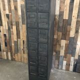 Industrial wine rack storage unit metal drawers column