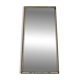 Grand miroir ancien rectangulaire à poser, cadre doré patiné – 162 x 82 cm