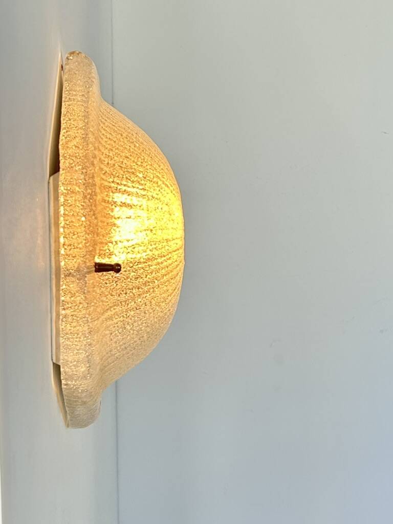 Vintage Murano glass wall light, Italy, 1970.