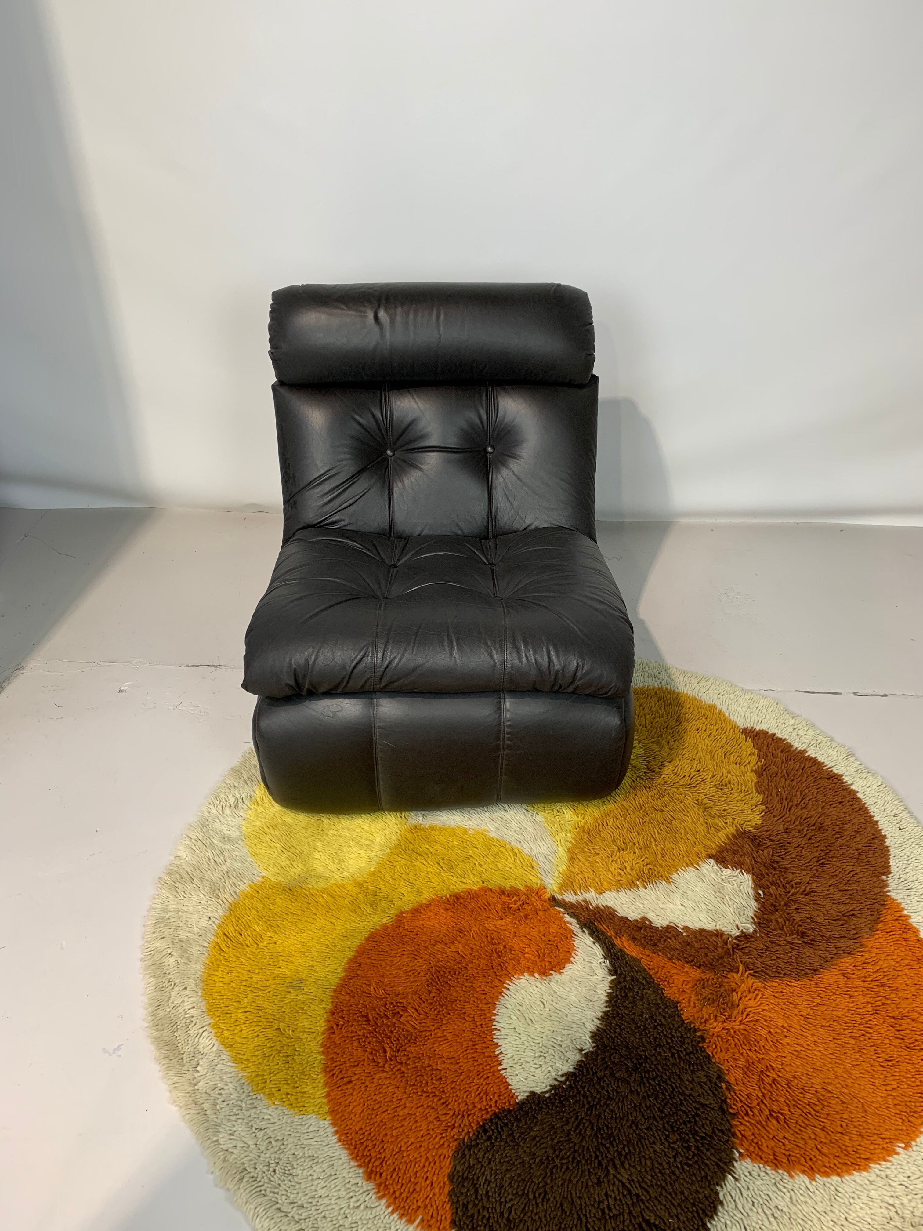 Brown leather heater