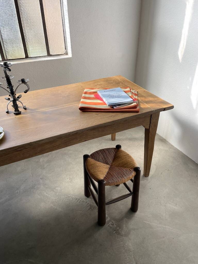 Oak farm table 220 cm
