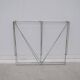 Max Sauze dining table in metal and enameled glass, 1960