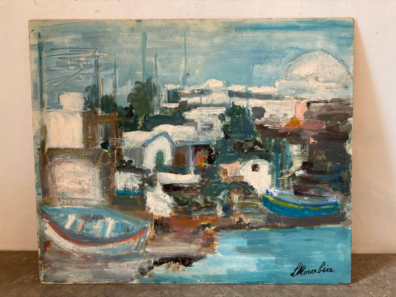 Village by the water