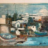 Village by the water