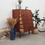 Teak chest of drawers, Danish design, 60s, made in Denmark