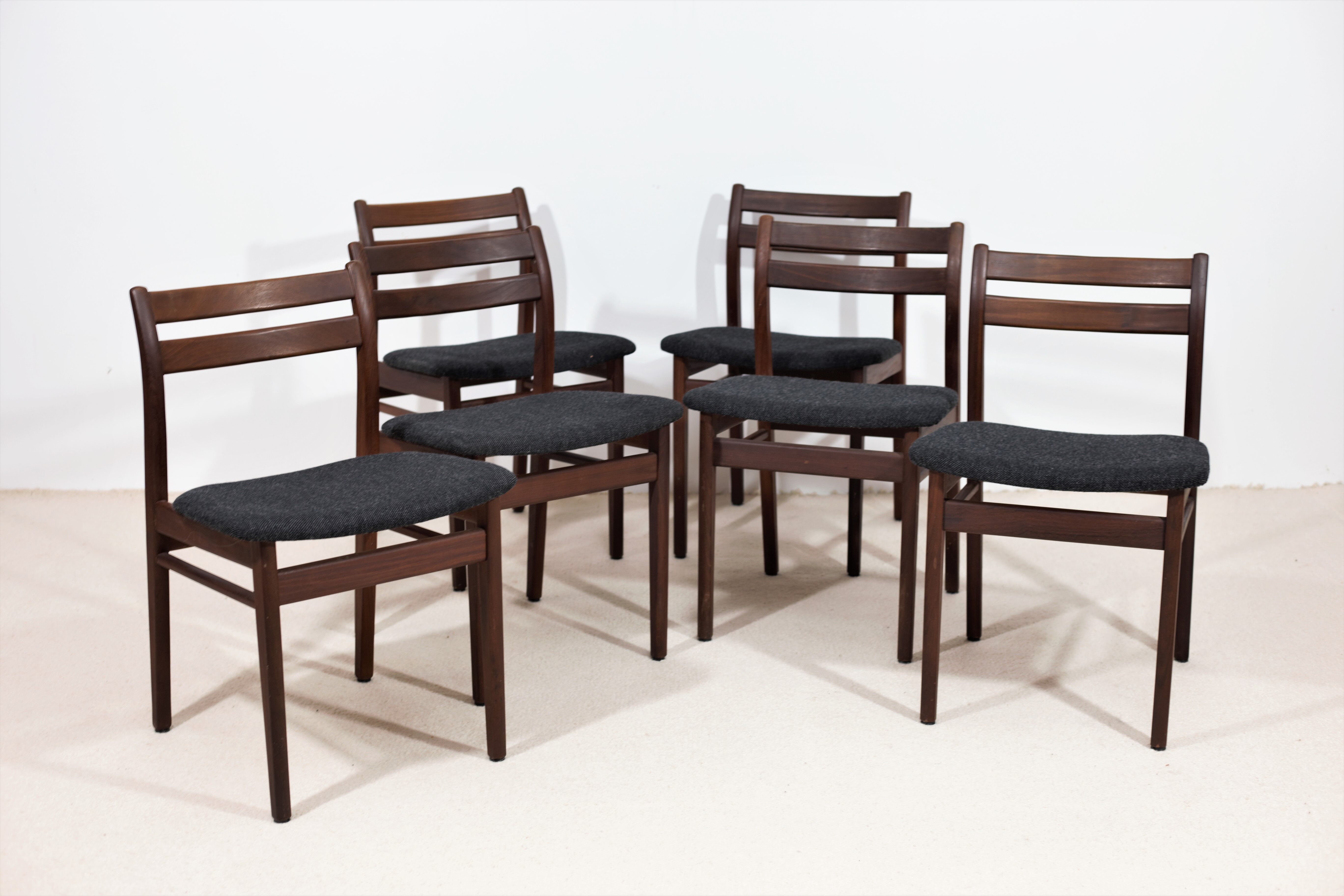 Mid-century teak chairs