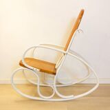 Fauteuil à bascule art nouveau