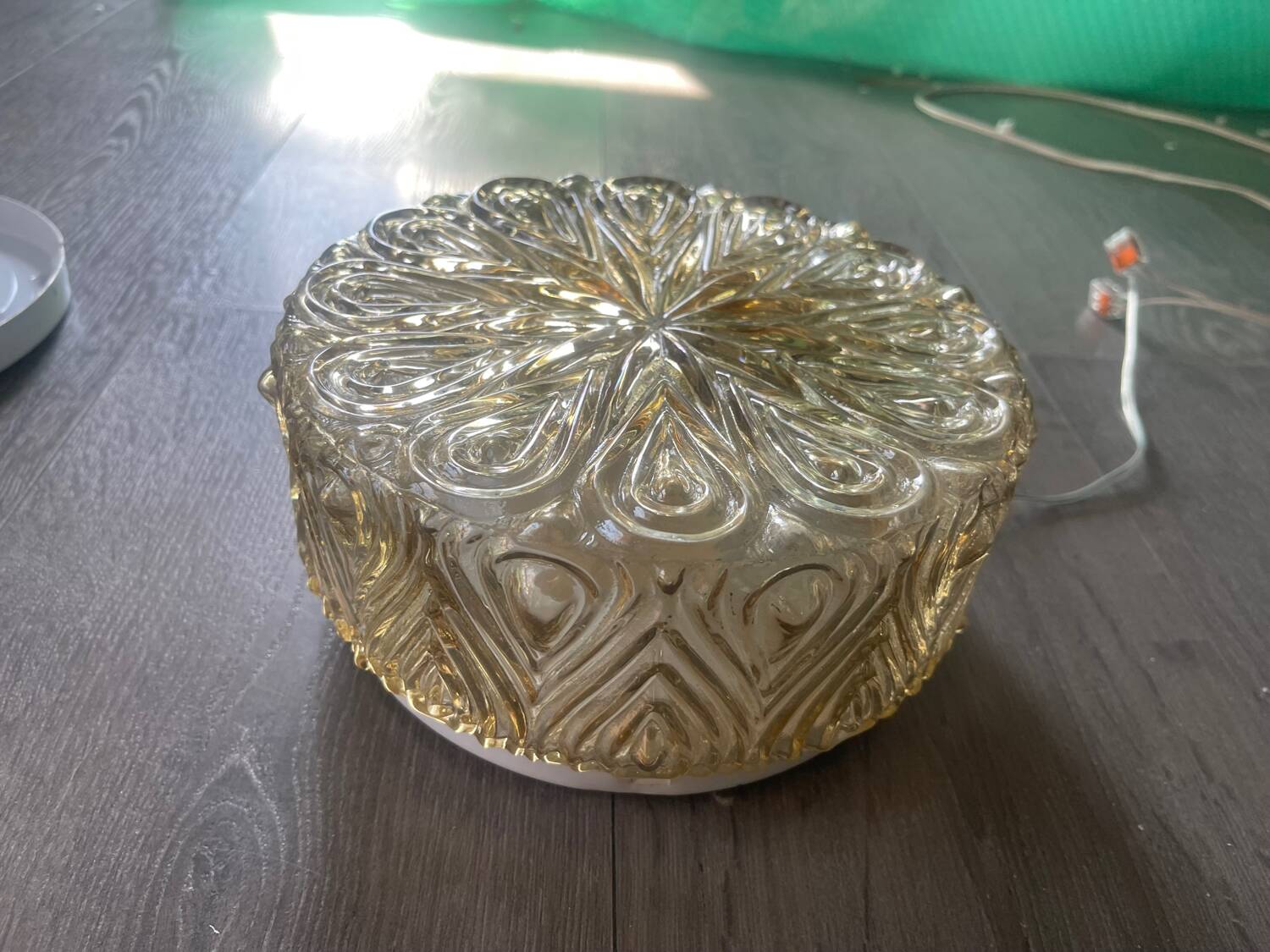 Crystal Glass Sconces Set of 2 /Wall lights by Staff Germany 1970’s