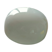 White glass applique