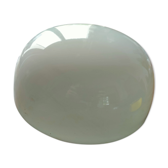 White glass applique