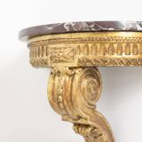 Pair of Louis XVI style consoles from the Napoleon III period. Circa 1880.